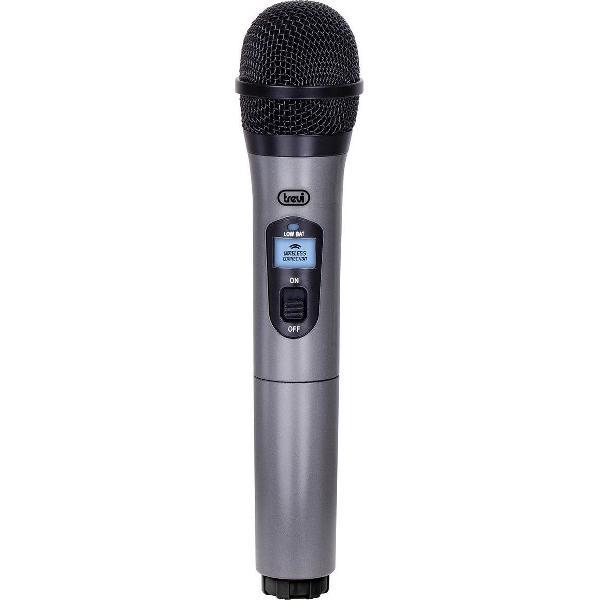 Trevi EM 401 Microfoon voor podiumpresentaties Draadloos Zwart, Grijs