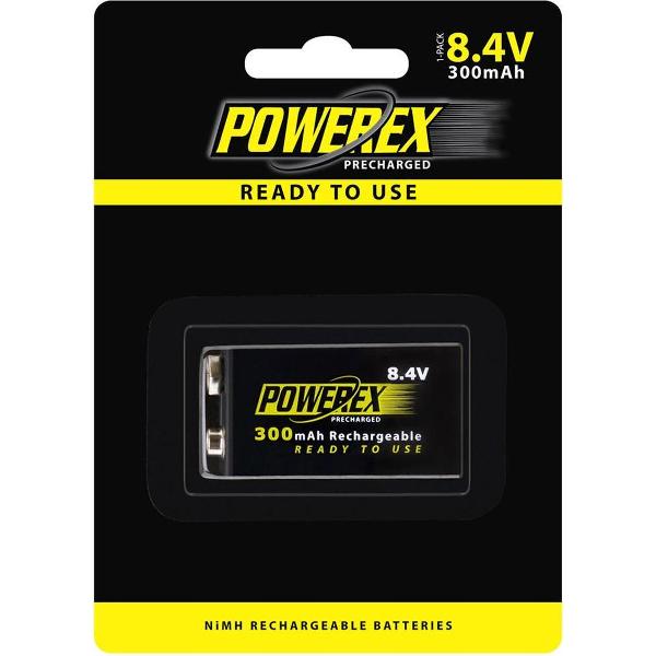 Powerex Precharged 8.4V 300mAh oplaadbaar