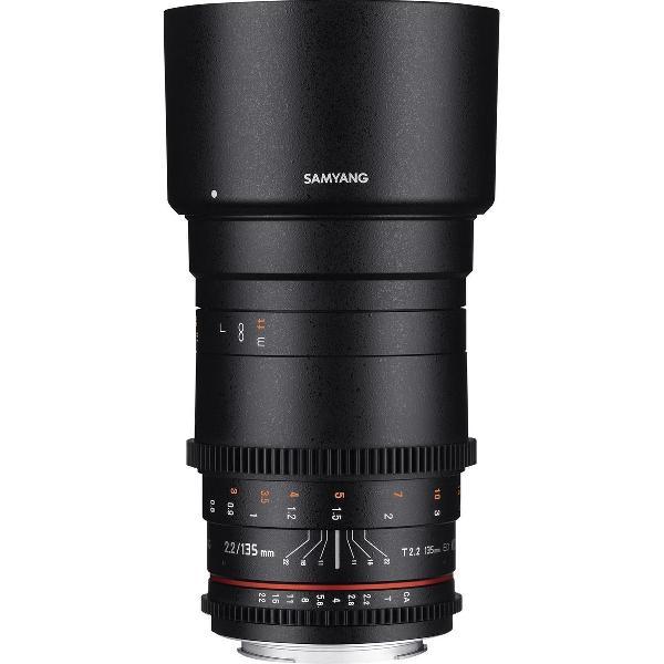 Samyang 135mm T2.2 Vdslr Ed Umc - Prime lens - geschikt voor Canon Systeemcamera