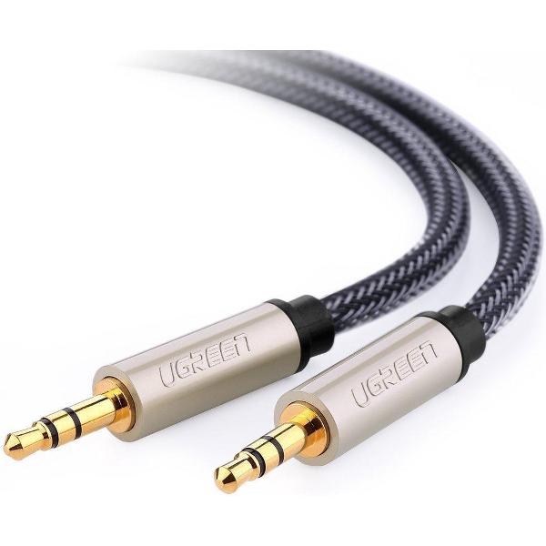 Ugreen 10601 0.5m 3.5mm 3.5mm Zwart audio kabel
