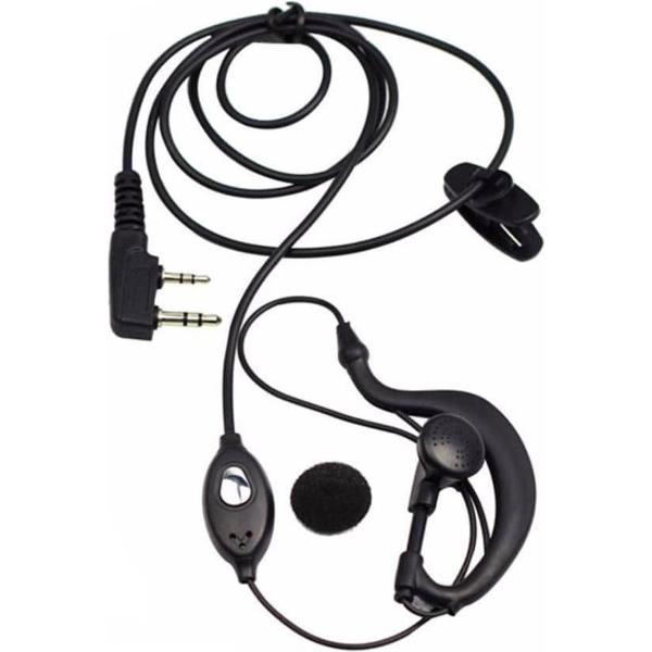 Baofeng Portofoon Headset - 1 Oor - Push To Talk