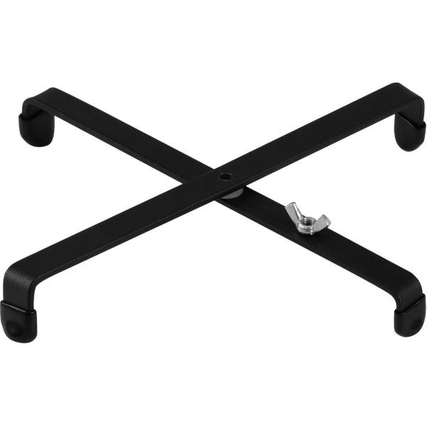 DIMAVERY Cross shaped stand for wind instrument stands, bl