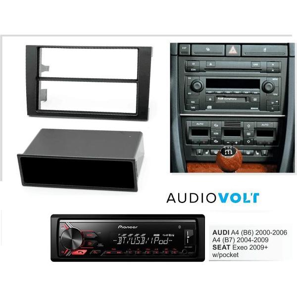 autoradio a4 b6 b7 pioneer met frame