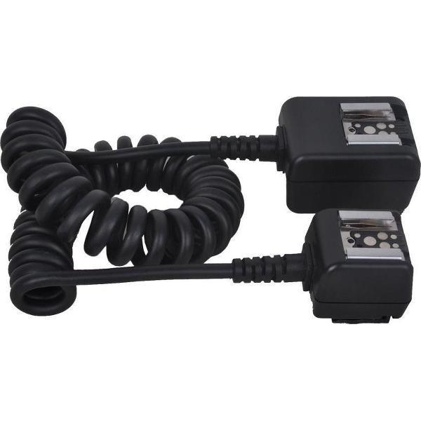 Universele TTL 5 meter kabel met 2 hotshoe mounts - MQ-M18L