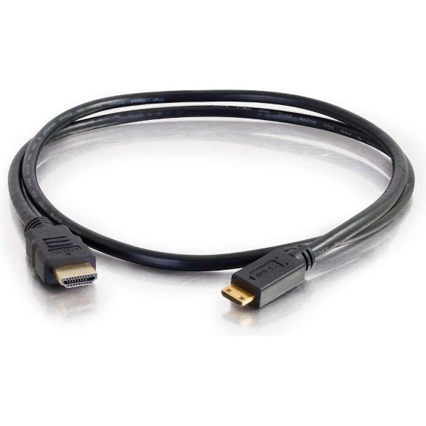 C2G Value Series 1.5m High Speed HDMI to HDMI Mini Cable with Ethernet - 4K - UltraHD - HDMI with Ethernet cable - mini HDMI (M) to HDMI (M) - 1.5 m - blackC2G