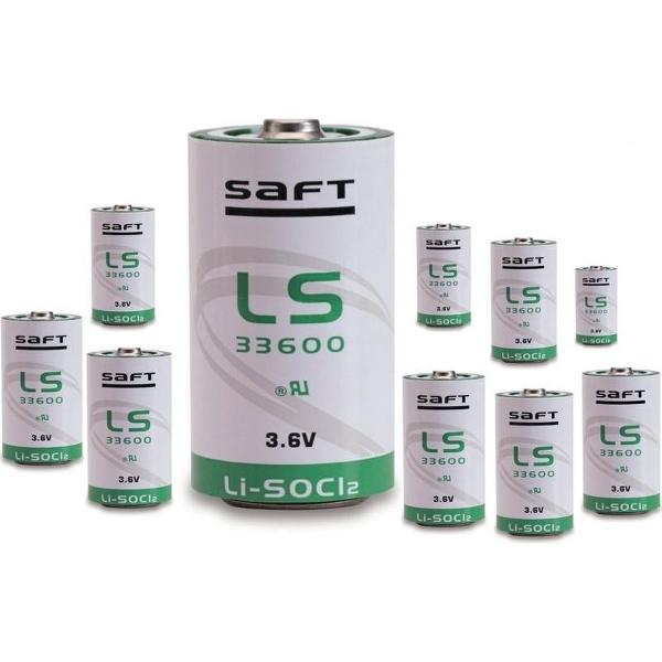 10 Stuks - SAFT LS 33600 D-formaat Lithium batterij 3.6V