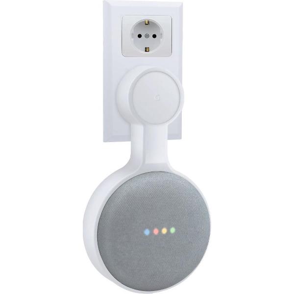 Google Home Mini Houder voor in Stopcontact - Google Home Mini Wandhouder - Wit