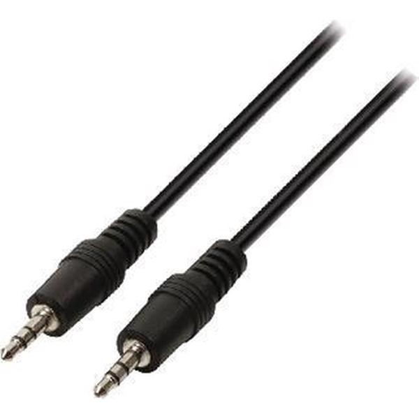 Voordeelset 2X Audio Kabel 3.5mm Jack Aux Kabel Stereo 1,5 meter zwart