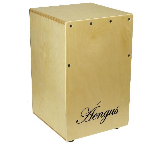 Áengus Cajon Compact 14” naturel – zithoogte 37 cm – incl. gevoerde hoes