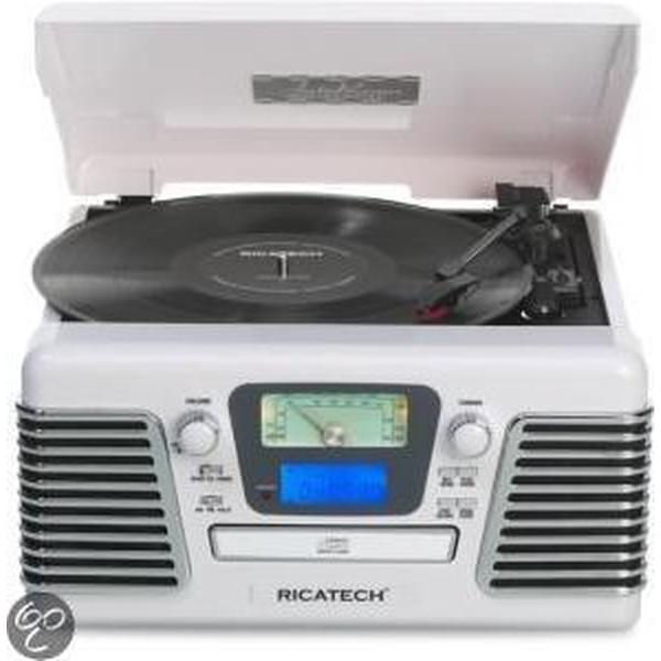 Ricatech Home entertainment - Platenspelers RMC100 - Wit