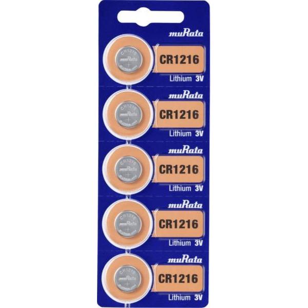 5 Stuks Sony CR1216 huishoudelijke batterij Single-use battery Lithium