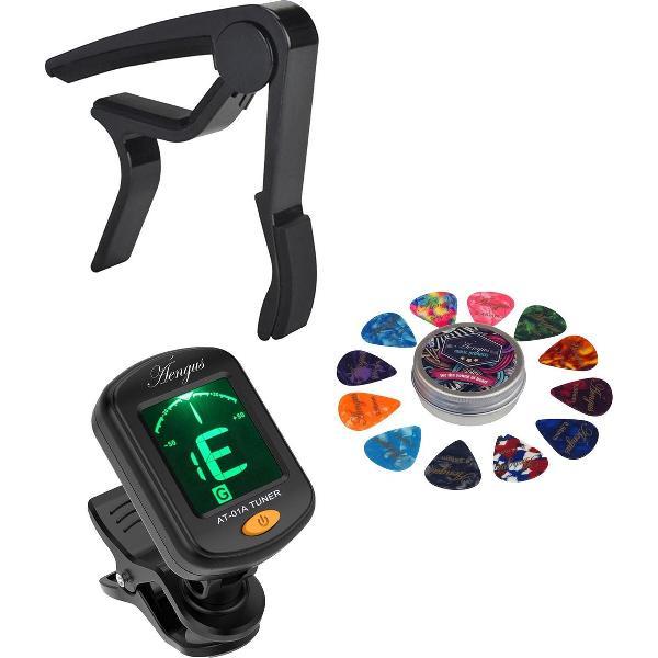 Áengus accessoires set voor Western Gitaar en Elektrische Gitaar - Basis