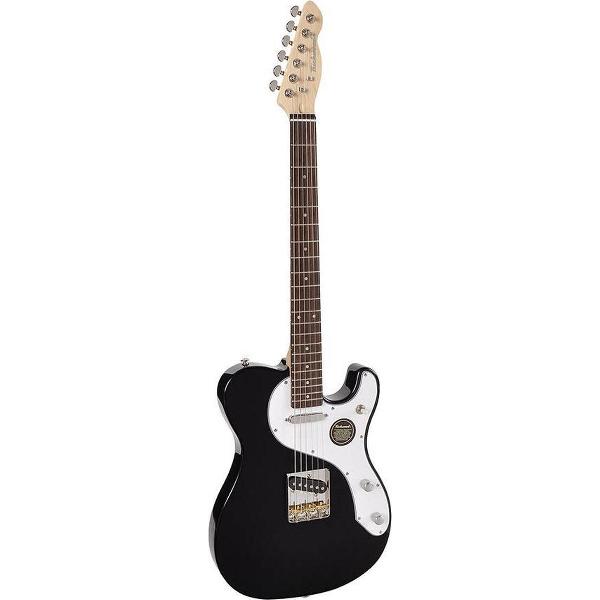 Richwood - Buckaroo Standaard - Elektrische Gitaar - Gitaar voor volwassenen - Millwood Zwart - REG-362-MBK- Master Series