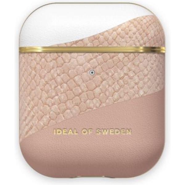 iDeal of Sweden AirPods Case PU voor 1st & 2nd Generation Blush Pink Snake