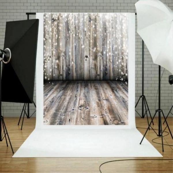 1.5mx 2.1m Fotostudio Venue Layout Houten Bord 3D Studio Achtergronddoek