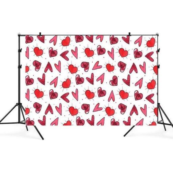 2.1mx 1.5m Valentijnsdag Foto Feest Layout Props Fotografie Achtergronddoek (013)