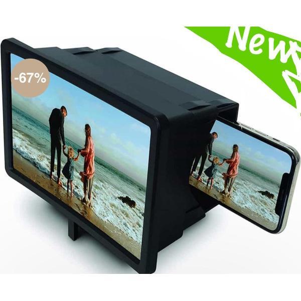 Mobiele telefoon schermvergroter 3D✅ HD opvouwbare expander, HD audio video versterker ✅ Anti-blue light.