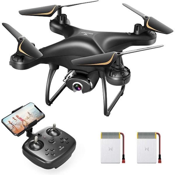 Snaptain SP650 - Drone met Camera - Full HD Camera - 25 Minuten Vliegtijd - Voice Control - Werkt Ook Met App -Gratis Extra Batterijen