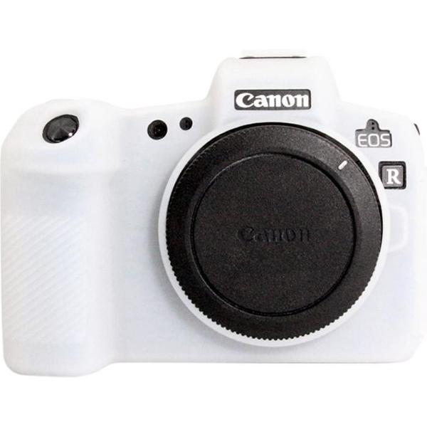 PULUZ zachte siliconen beschermhoes voor Canon EOS R (wit)