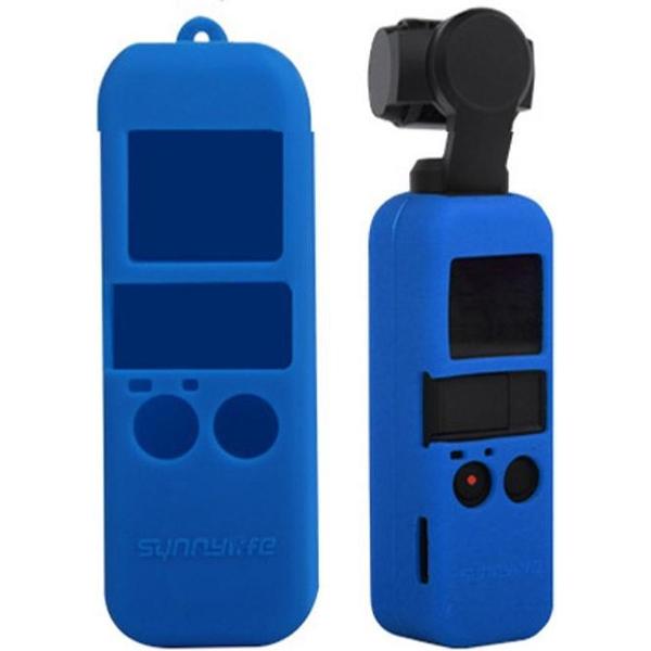 Antislip stofdichte hoes Siliconen hoes voor DJI OSMO Pocket (blauw)