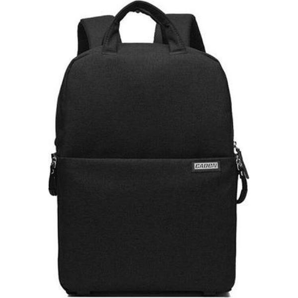 CADeN Fashion SLR Camera Schouder Multifunctionele Outdoor Camera Rugzak (Zwart)