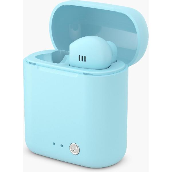 LEDWOOD T14 Bluetooth oortjes - earpods – earbuds - 5.0 Stereo - draadloze oortjes - Blauw