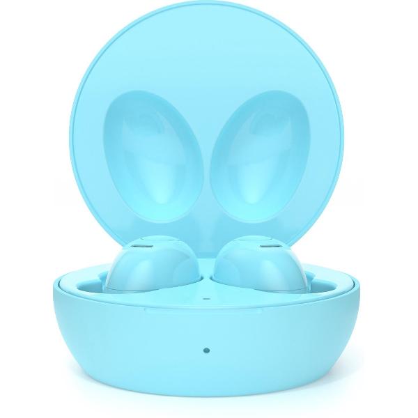 LEDWOOD - bluetooth oortjes - earpods – earbuds - S9 TWS BT 5.0 - draadloos opladen - Induction charge - Blauw