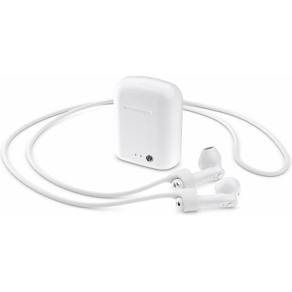 LEDWOOD Wireless Headset T14 Magnetic Lanyard - White