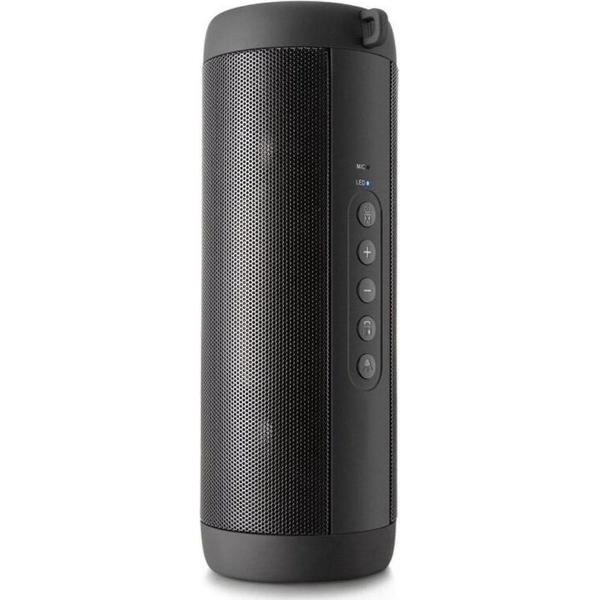DrPhone T2 Pro – Draagbare Bluetooth Speaker – Bluetooth 5.0 - HD Gesprekken - IP5 Waterdicht – Zaklamp – 10 uur capaciteit – Eclipse Black