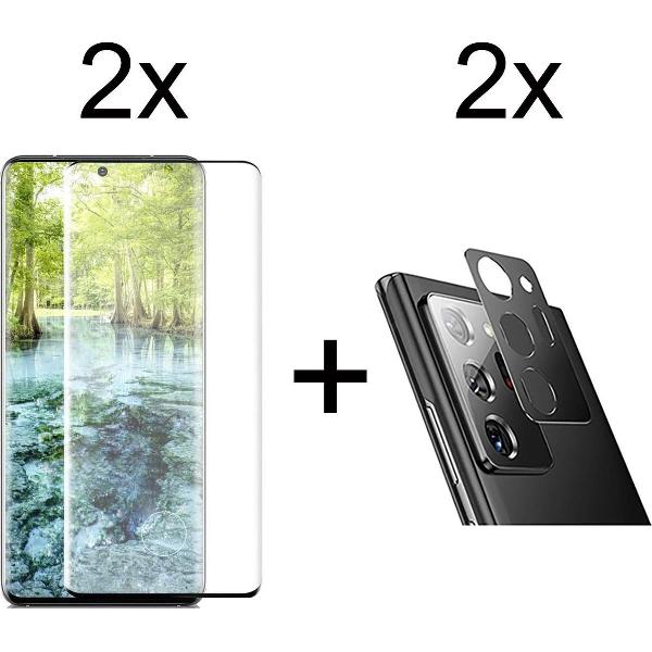 Beschermglas Samsung S20 Plus screenprotector Full 2 stuks - Samsung Galaxy S20 Plus screen protector camera lens - 2 stuks - Samsung Galaxy S20 Plus screenprotector glas