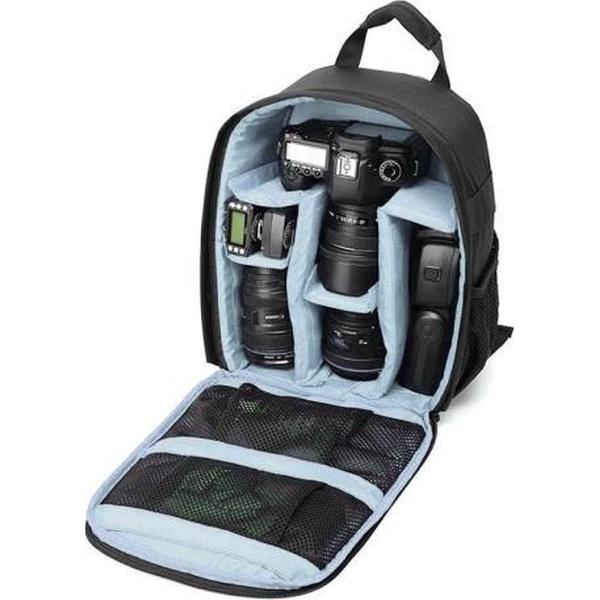 INDEPMAN DL-B012 draagbare buitensporten rugzak cameratas voor GoPro, SJCAM, Nikon, Canon, Xiaomi Xiaoyi YI, grootte: 27,5 * 12,5 * 34 cm (grijs)