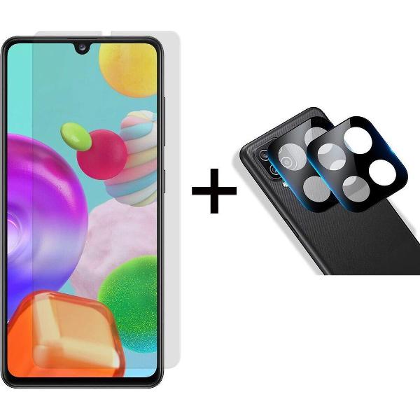 Beschermglas Samsung A42 screenprotector 1 stuk - Samsung Galaxy A42 screen protector camera lens - 1 stuk - Samsung Galaxy A42 screenprotector glas