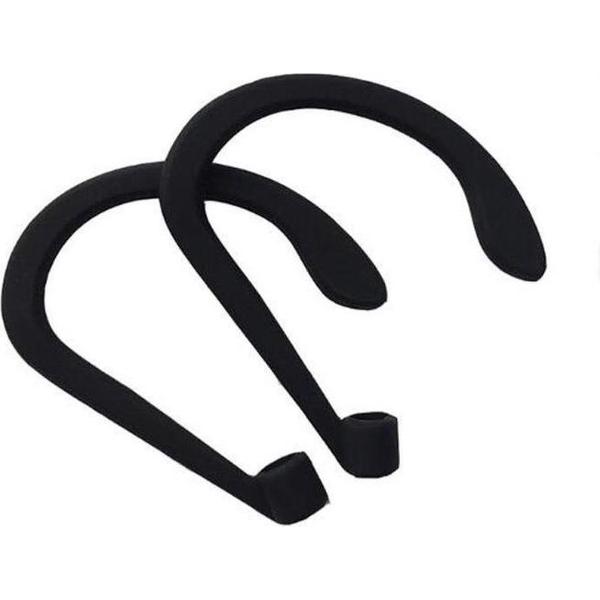 Oorhaken voor Airpods 1 & 2 - Zwart - 1 paar / 2 stuks - oorhaakjes