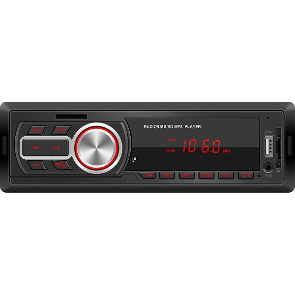 TechU™ Autoradio T84 met Afstandsbediening – 1 Din – Bluetooth – AUX – USB – SD – FM radio – RCA – Handsfree bellen