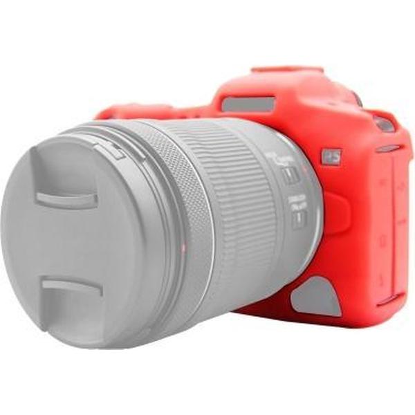 PULUZ zachte siliconen beschermhoes voor Canon EOS R5 (rood)