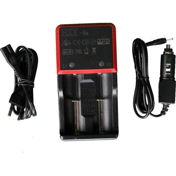 Dubbele oplader 26650
