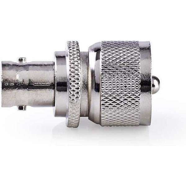 Nedis CSGP43941ME Satelliet- En Antenne-adapter Pl259 Male - Bnc Female 10 Stuks Metaal