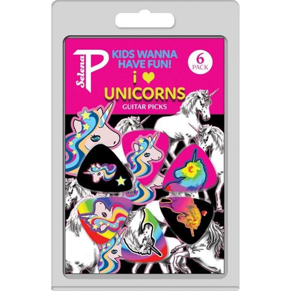 Perri's I Love Unicorns 6-pack Medium plectrum 0.71 mm