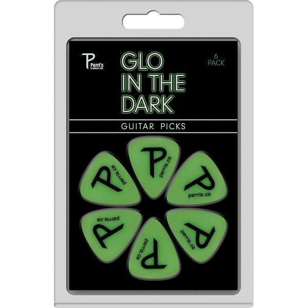 Perri's Glow in the Dark 6-pack Medium plectrum 0.71 mm