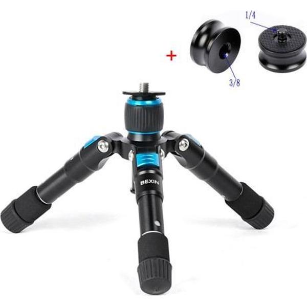 BEXIN MS08 Reiscamera Ministatieven met kogelkop voor slimme telefoon Dslr-camera