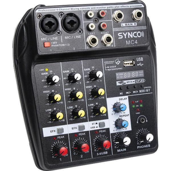 Synco Audio – MC4 – Mengtafel 4-kanaals