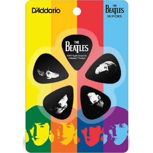 D'Addario The Beatles Meet The Beatles Plectrum 10-pack Light 0.50 mm