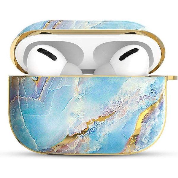 Kingxbar Jade Case Protector voor AirPods Pro blauw