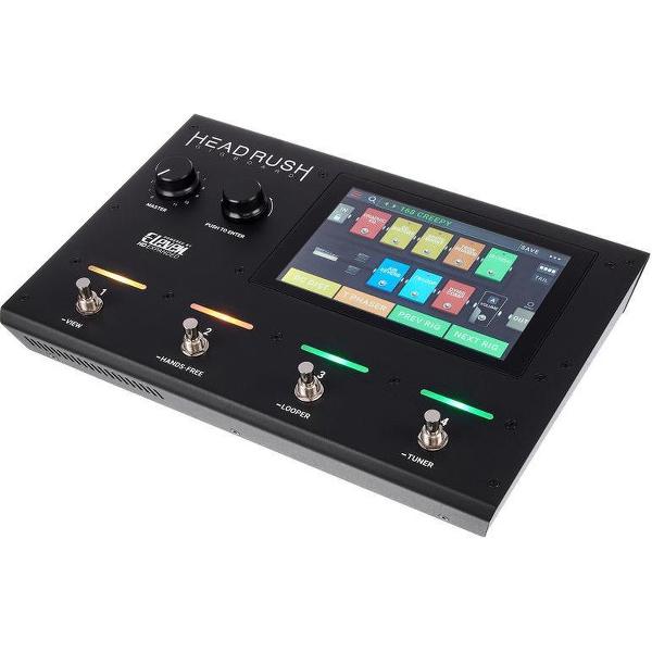 Headrush Gigboard, Multi Effect, Amps Effect, 4 Switch + Touch Screen