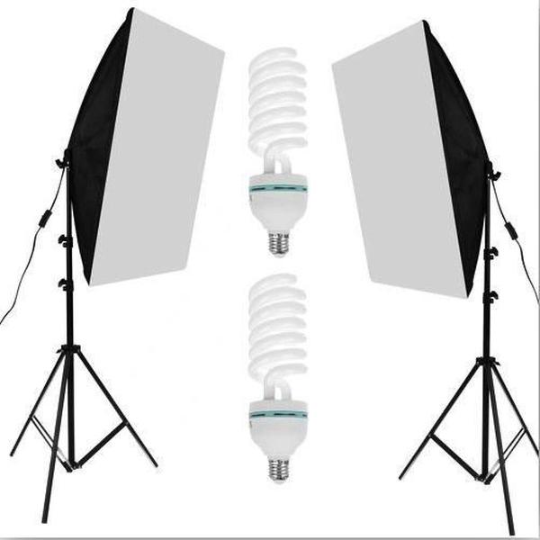 HIGHWALL Studio softbox - Set van 2 - Met statief