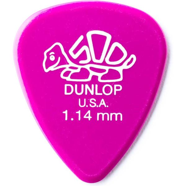 Dunlop Delrin 500 1.14 mm Pick 6-Pack standaard plectrum