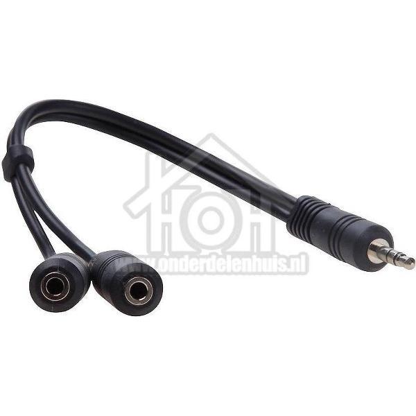 Jack Splitter 3.5mm Male - 2x Contra 3.5mm Female