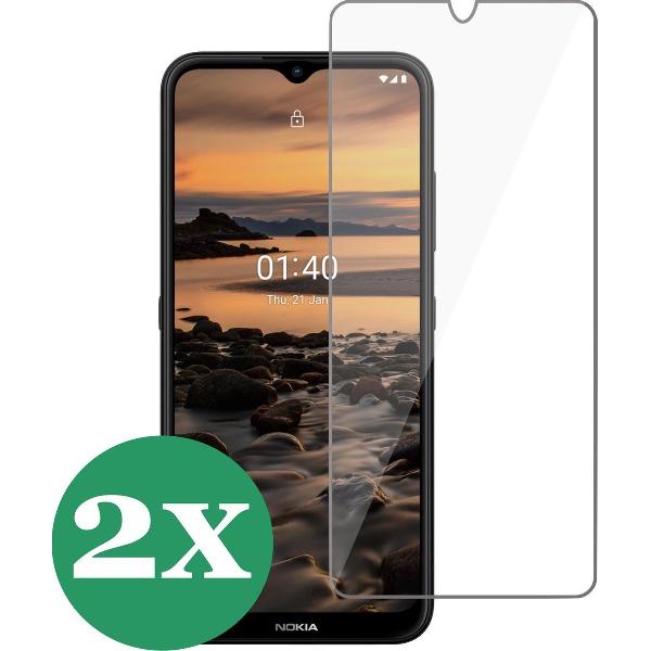 Nokia 1.4 Screenprotector - Nokia 1.4 Screen Protector Glas - 2 Stuks