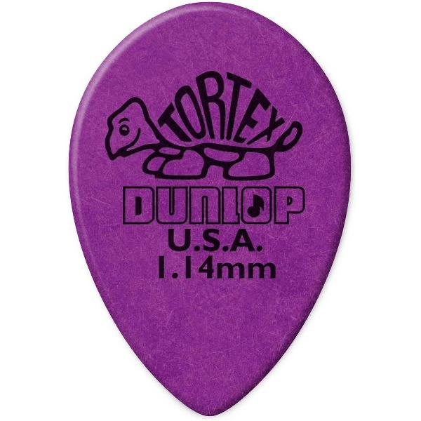 Dunlop Tortex Small Teardrop Pick 1.14 mm 6-pack plectrum