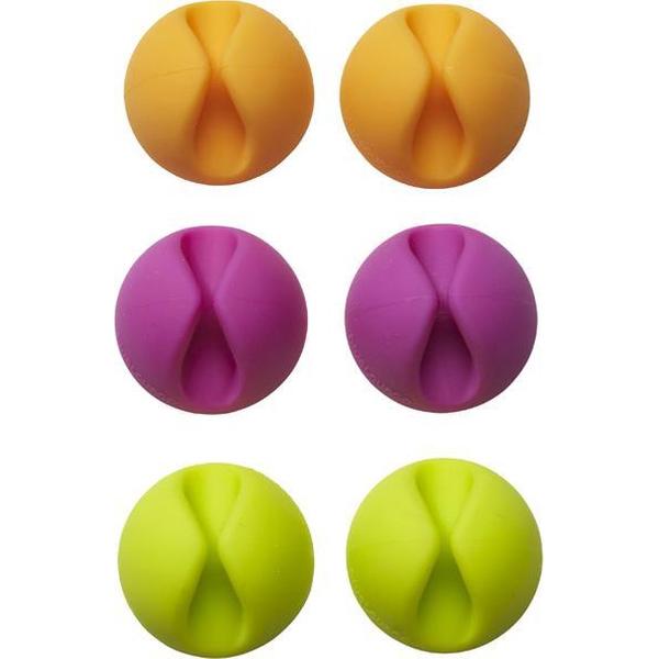 Bluelounge Cabledrop 6-pack Opgeruimde Kabels - Bright
